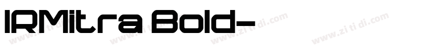 IRMitra Bold字体转换